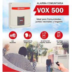 KIT ALARMA COMUNITARIA LINSEG VOX 500 / PERIFONEO X CELULAR